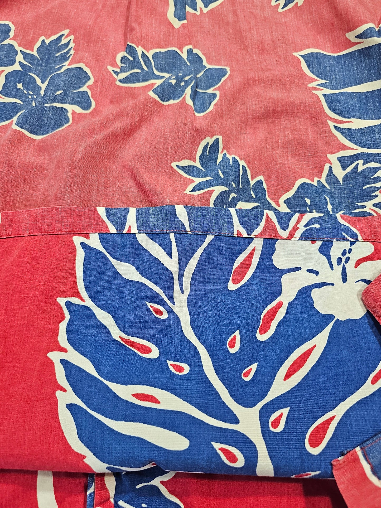 Hawaiian Shirt Vintage 80's Cooke Street Monstera - Made in USA (XL)