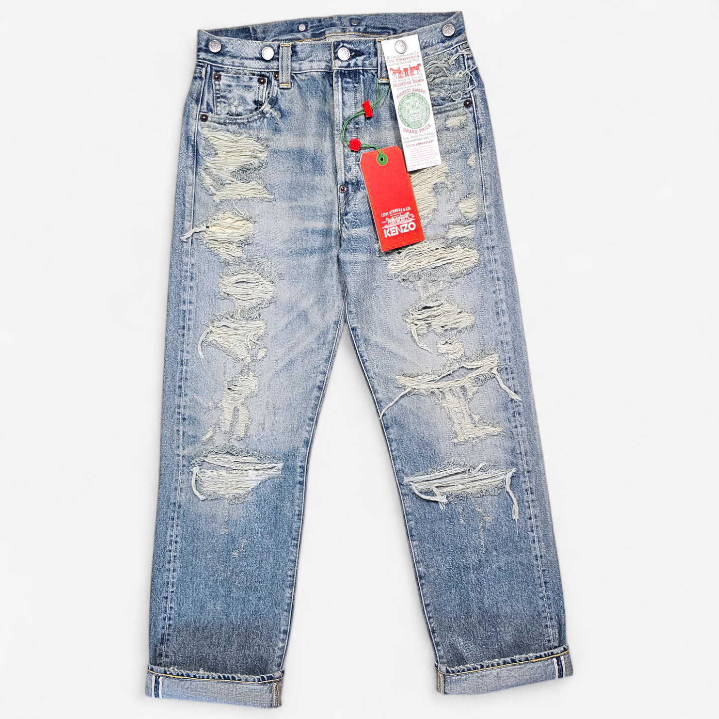 Jean Levi's x Kenzo 1933 501 Distressed - Made in Japan Selvedge