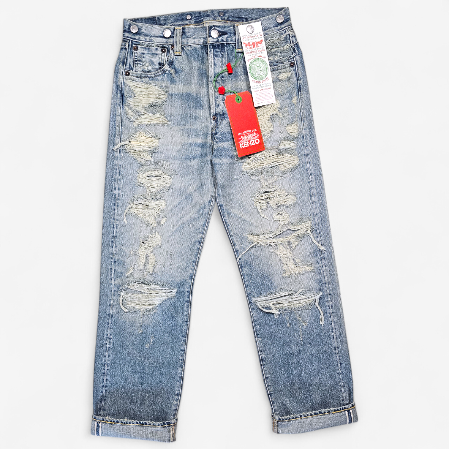 Jean Levi's x Kenzo 1933 501 Distressed - Made in Japan Selvedge