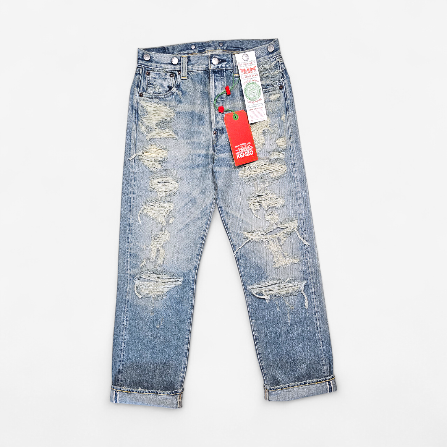 Jean Levi's x Kenzo 1933 501 Distressed - Made in Japan Selvedge