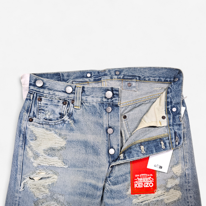 Jean Levi's x Kenzo 1933 501 Distressed - Made in Japan Selvedge (W26L30, W27L30)