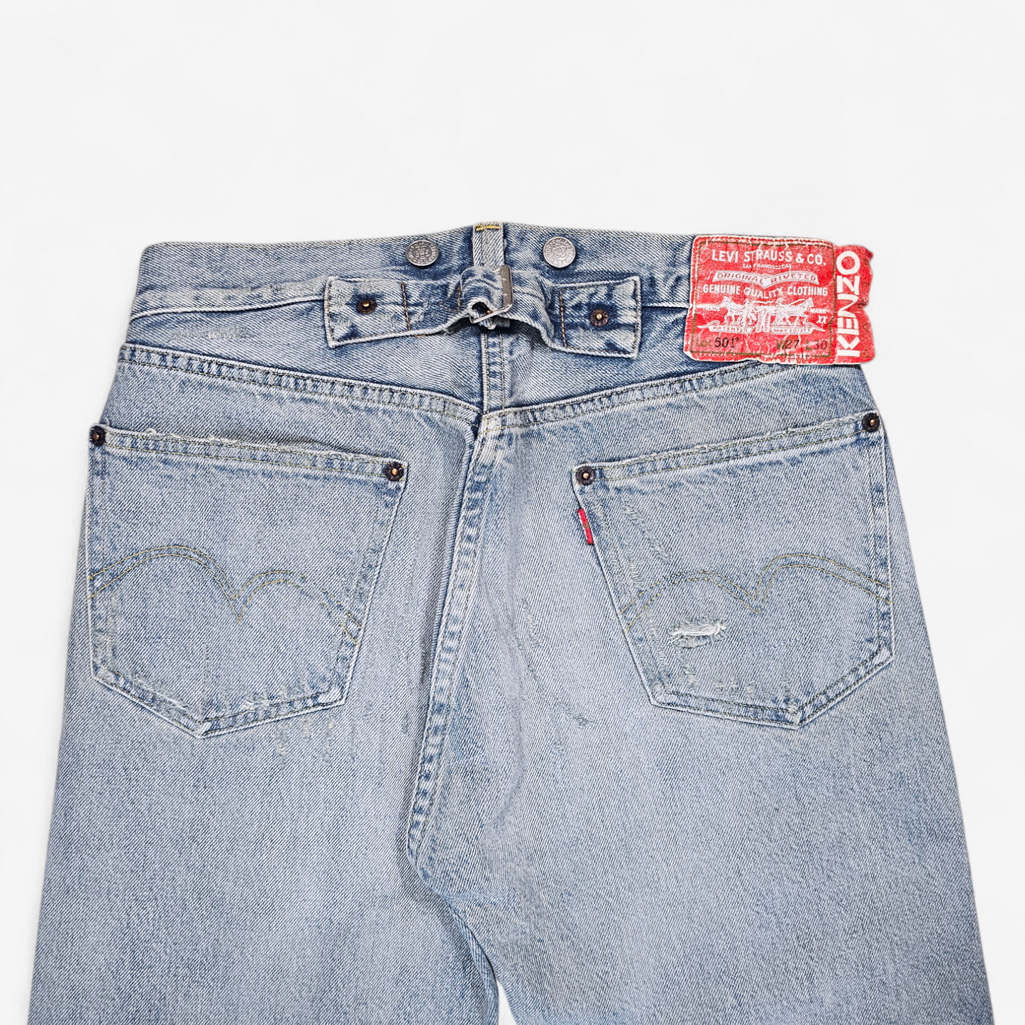 Jean Levi's x Kenzo 1933 501 Distressed - Made in Japan Selvedge (W26L30, W27L30)