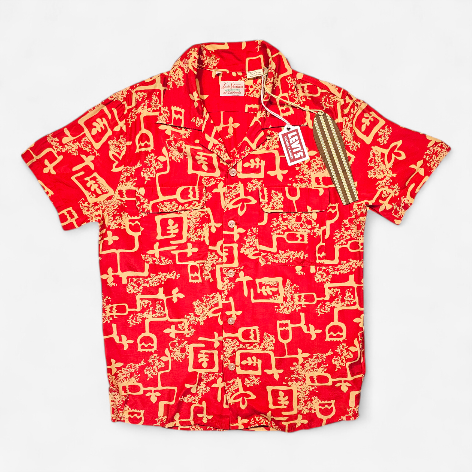 LVC Levi's Vintage Clothing 1940s Hawaiian Shirt