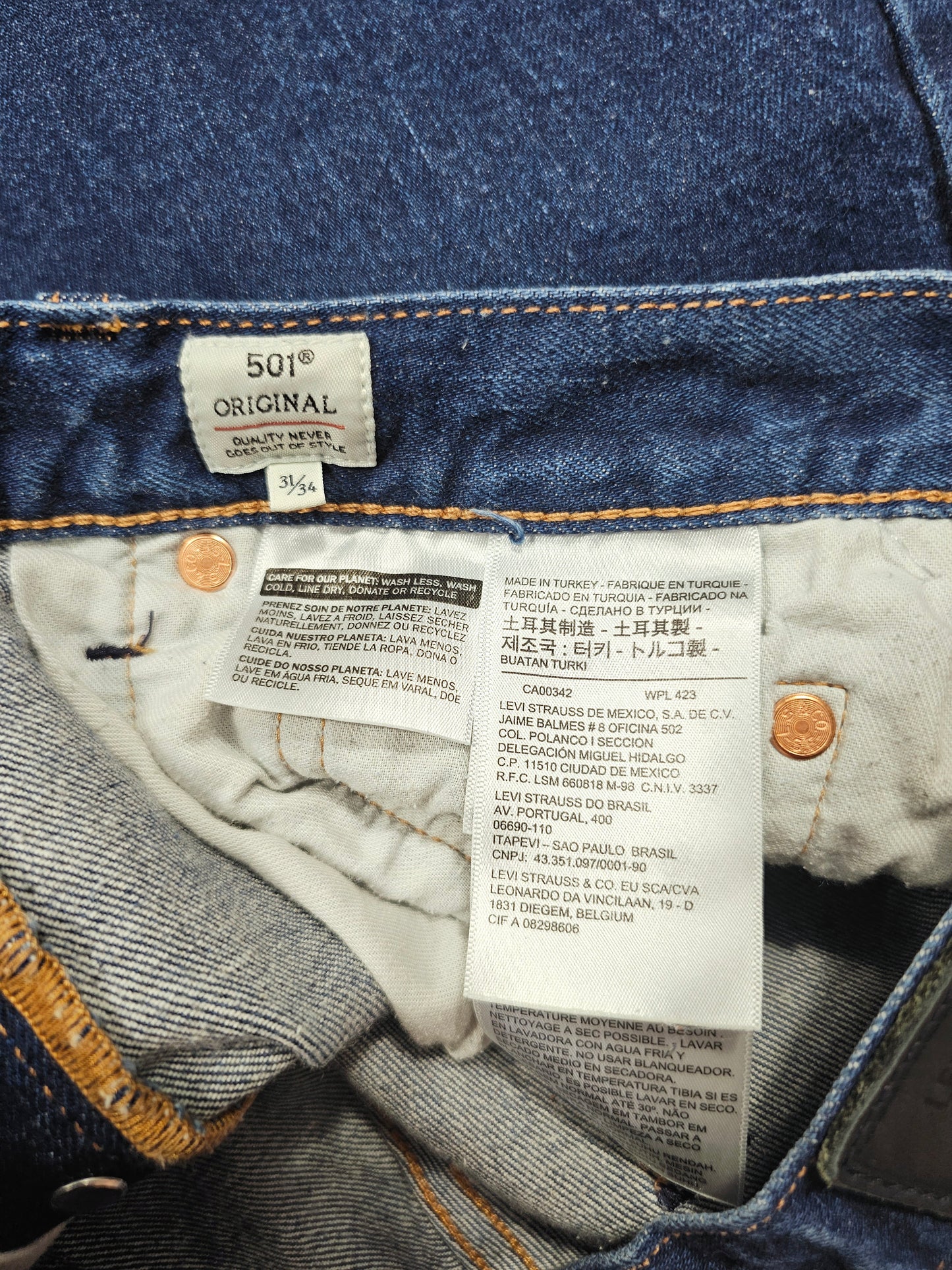 Jean Levi's Made&Crafted 501 - Selvedge Big E (W28L32)