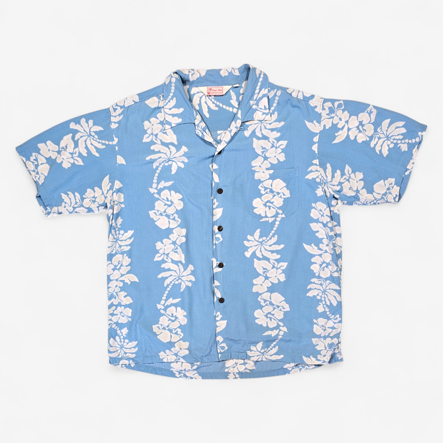 Hawaiian Rayon Shirt Vintage Japanese Jungle Storm