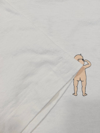 Vintage 90's Tiger Comic Funny Tee - Made in USA Single Stitch (L)