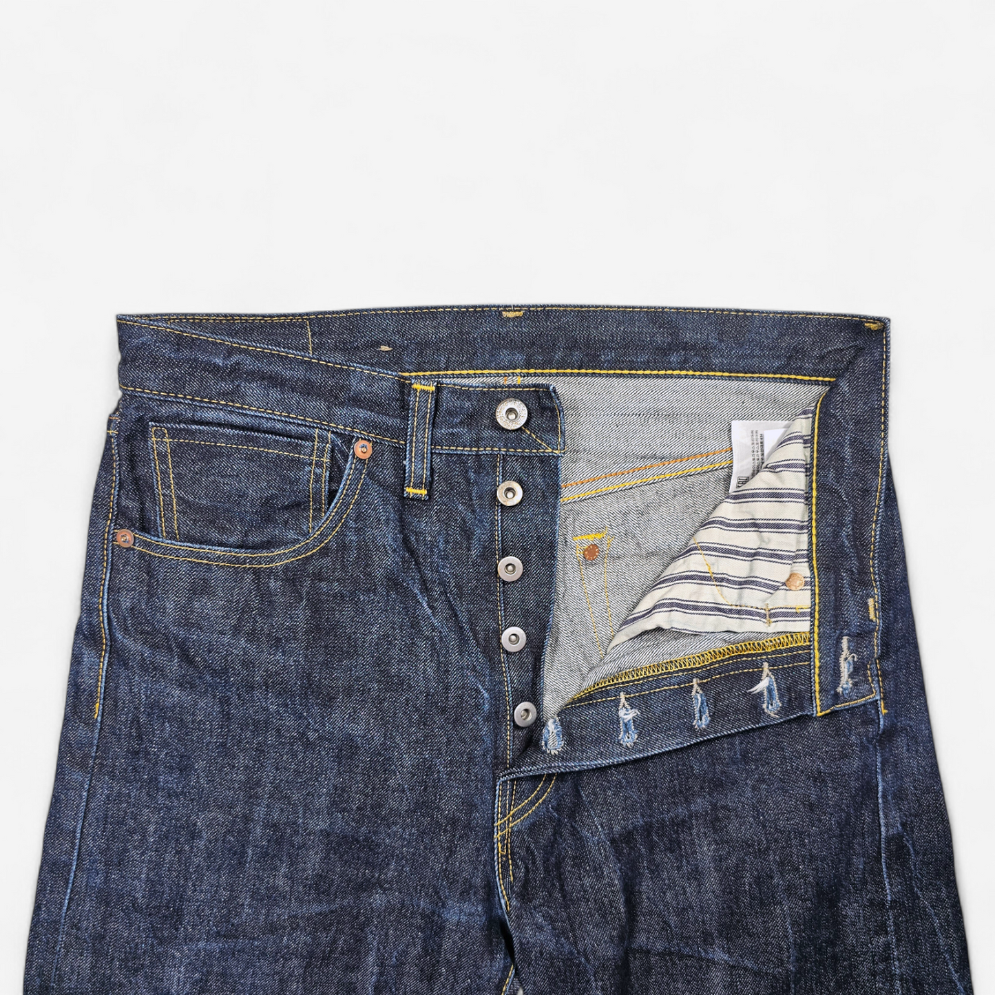 Jean Levi's Vintage Clothing S501 XX 1944 - Brut Selvedge Big E (W29L32)