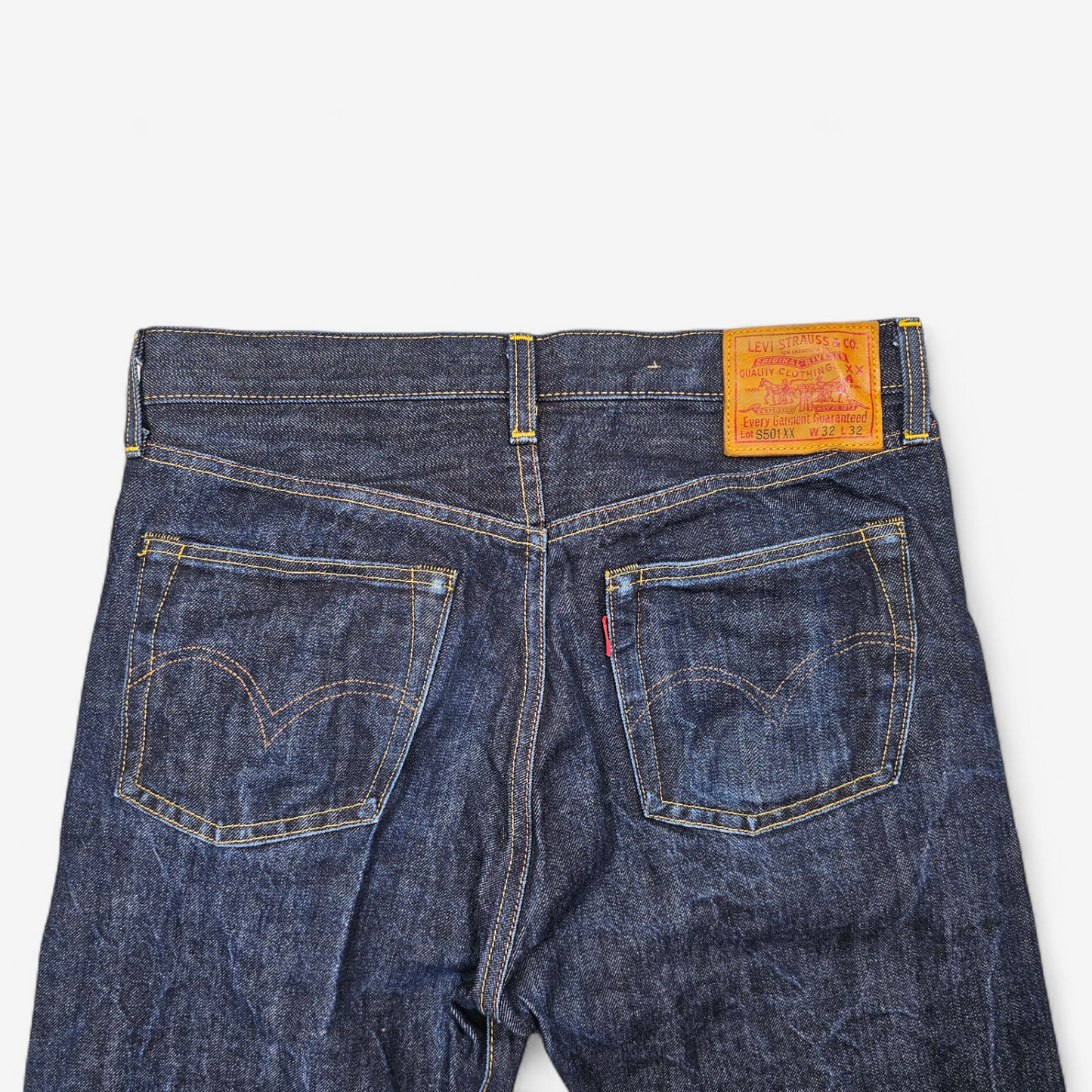 Jean Levi's Vintage Clothing S501 XX 1944 - Brut Selvedge Big E (W29L32)