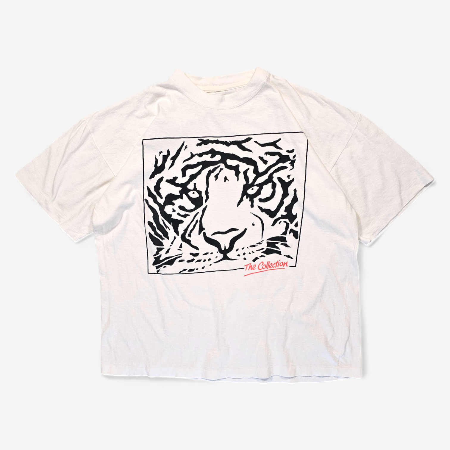 T-shirt Vintage 90's Tiger The Collection - Made in USA Single Stitch