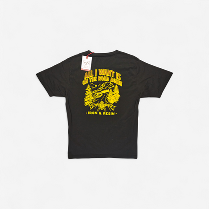 T-shirt Iron & Resin "All I Want Is On The Road Again"