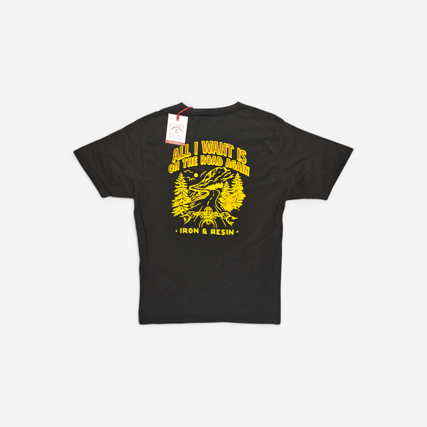 T-shirt Iron & Resin "All I Want Is On The Road Again"