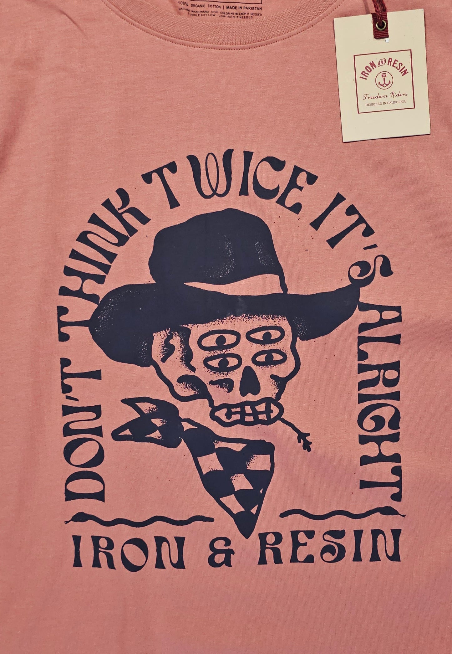 T-shirt Iron & Resin "Don't Think Twice It's Alright" (M)