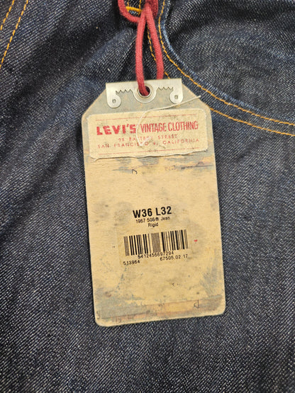Jean LVC Levi's Vintage Clothing 505 1967 - Selvedge Big E (W36L32)