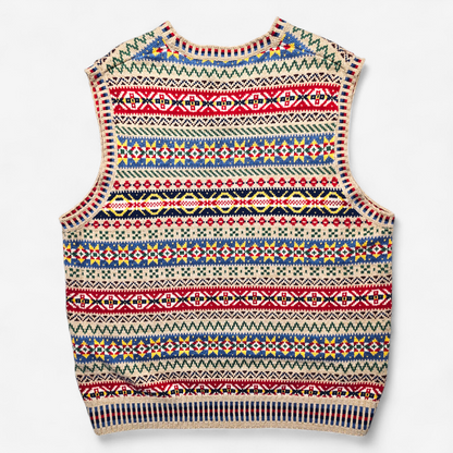 Polo Ralph Lauren Fair Isle Sweater Vest - Cotton Linen (XXL)