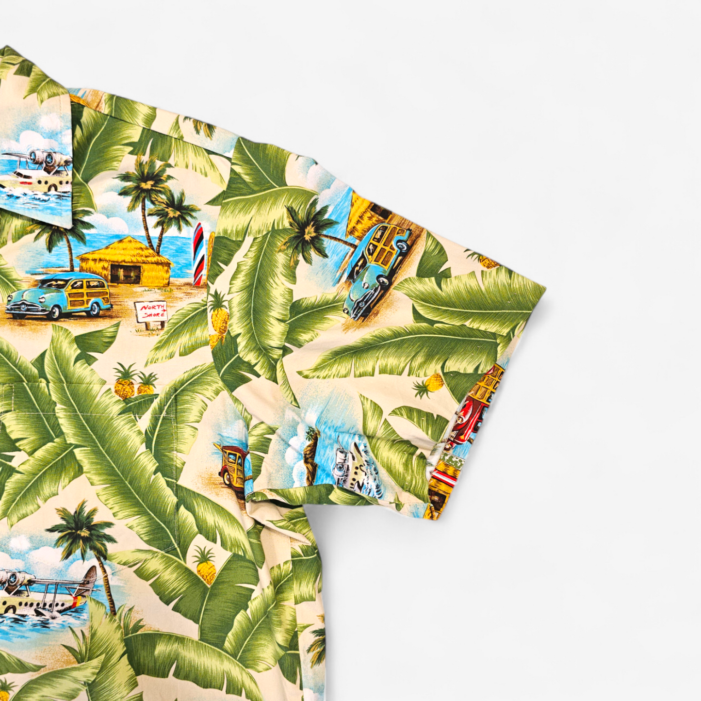 Hawaiian Shirt Vintage RJC - Made in USA (L)