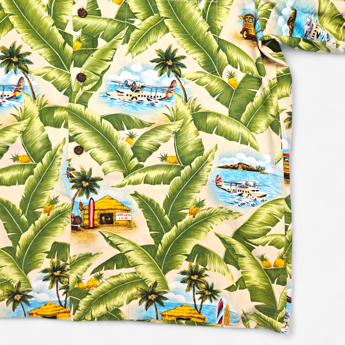 Hawaiian Shirt Vintage RJC - Made in USA (L)