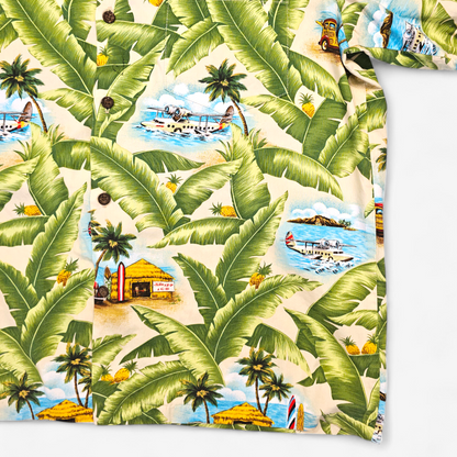 Hawaiian Shirt Vintage RJC - Made in USA (L)