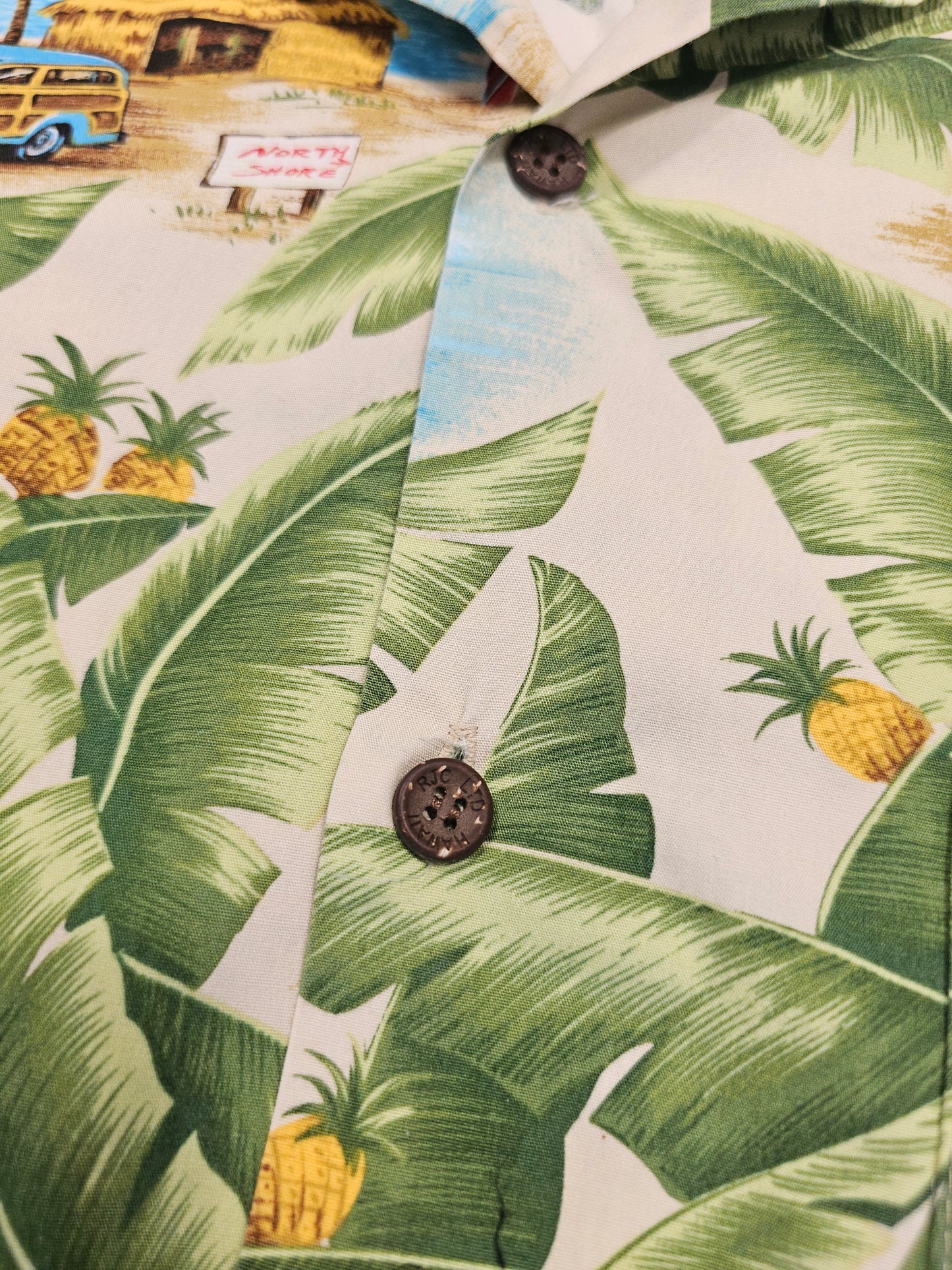 Hawaiian Shirt Vintage RJC - Made in USA (L)