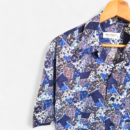 Chemise Vintage 80's 90's Deadstock Rayonne Equipment - Made in France (S)