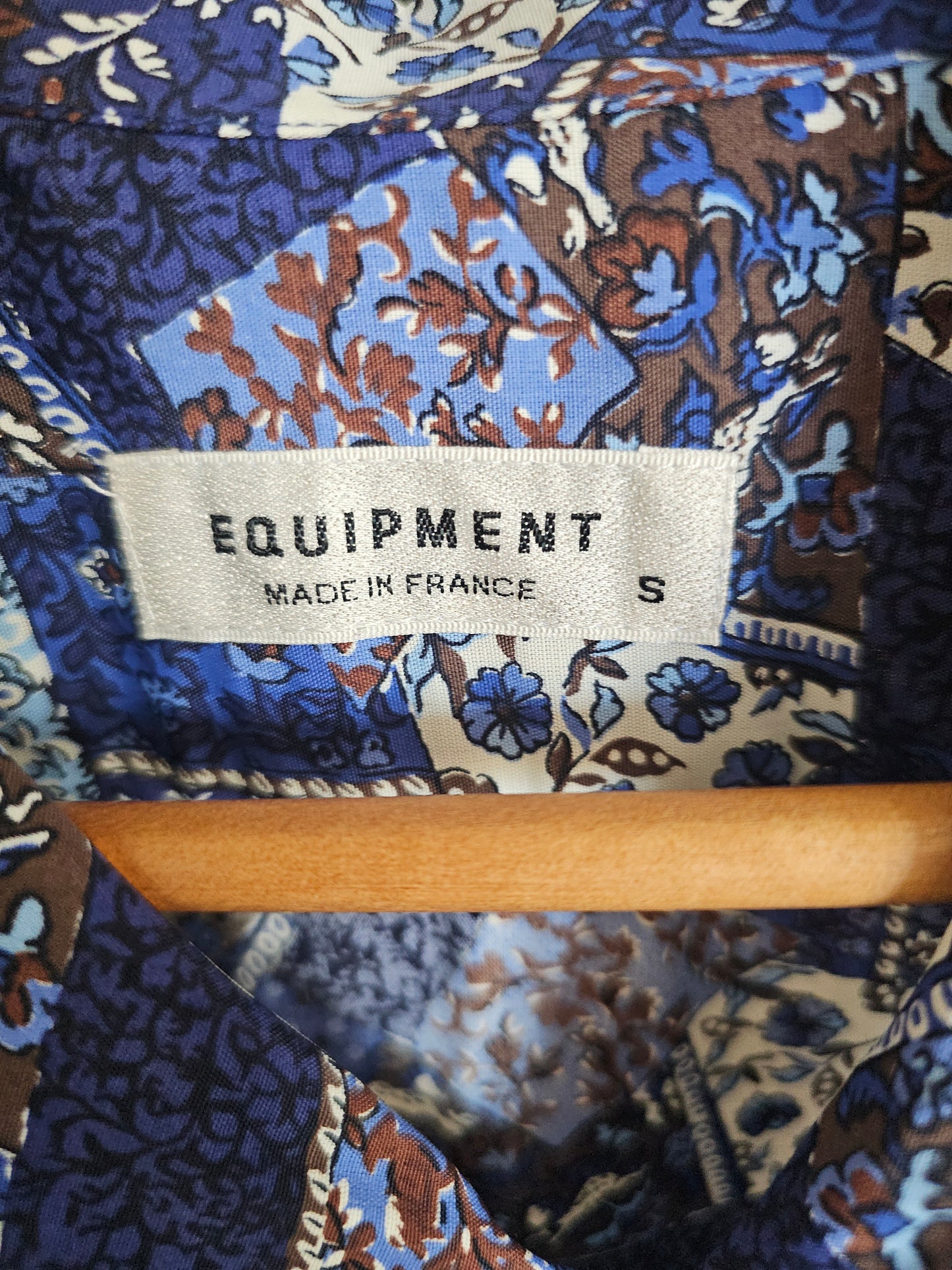 Chemise Vintage 80's 90's Deadstock Rayonne Equipment - Made in France (S)