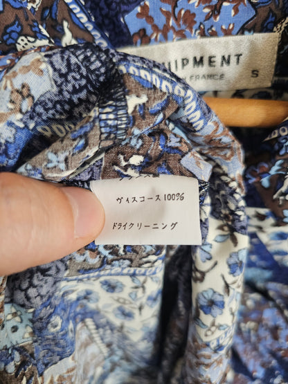 Chemise Vintage 80's 90's Deadstock Rayonne Equipment - Made in France (S)