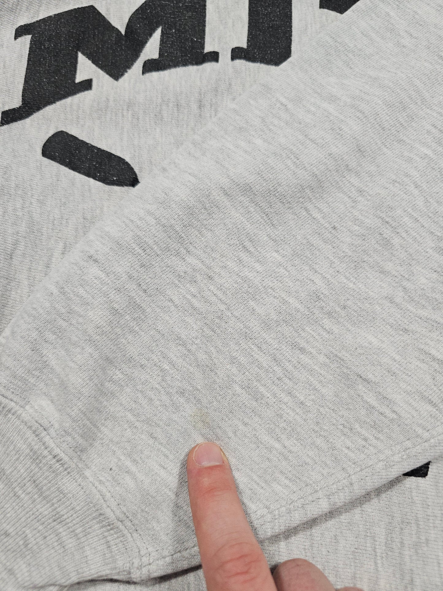 Sweat Vintage Champion Reverse Weave Tri Blend MIT Crew - Made in USA (M)