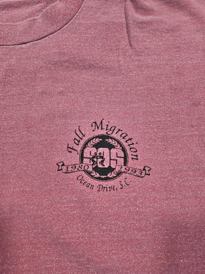 T-shirt Vintage 90's SOS Fall Migration - Made in USA Single Stitch (XL)
