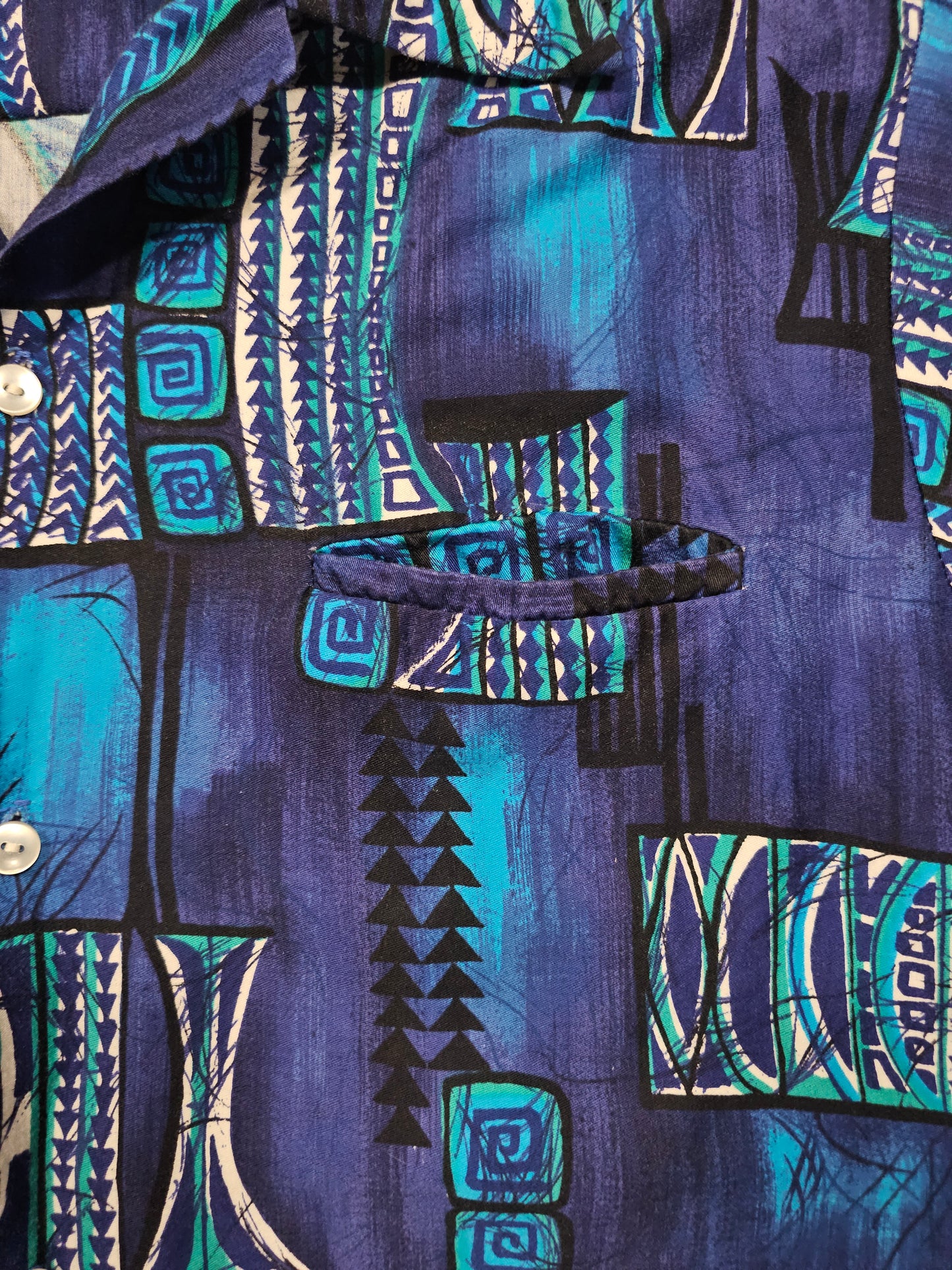 Hawaiian Shirt Vintage 60's Tropicana - Made in USA (M)