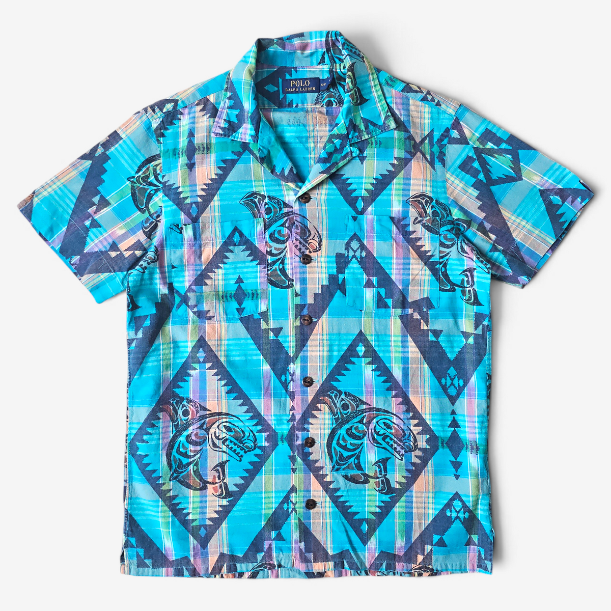 Chemise Polo Ralph Lauren Aztec Camp Collar 