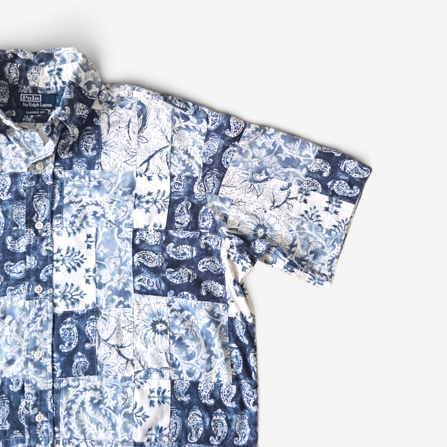 Chemise Polo Ralph Lauren Paisley Patchwork (L)