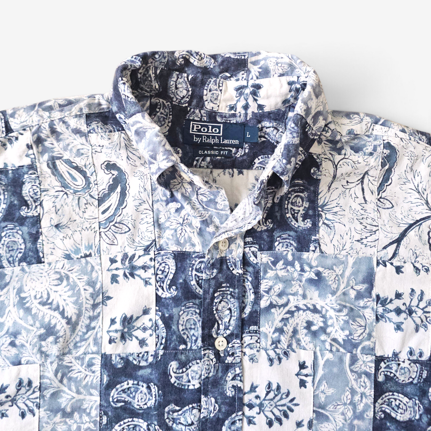 Chemise Polo Ralph Lauren Paisley Patchwork (L)
