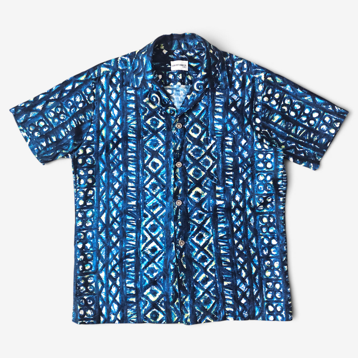 Hawaiian Shirt Vintage 1960's Liberty House - Made in USA Hawaii