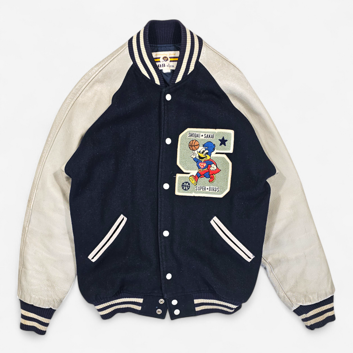 Vintage 90's Japanese Varsity Jacket Shodai Sakai Super Birds - Made in Japan (M)