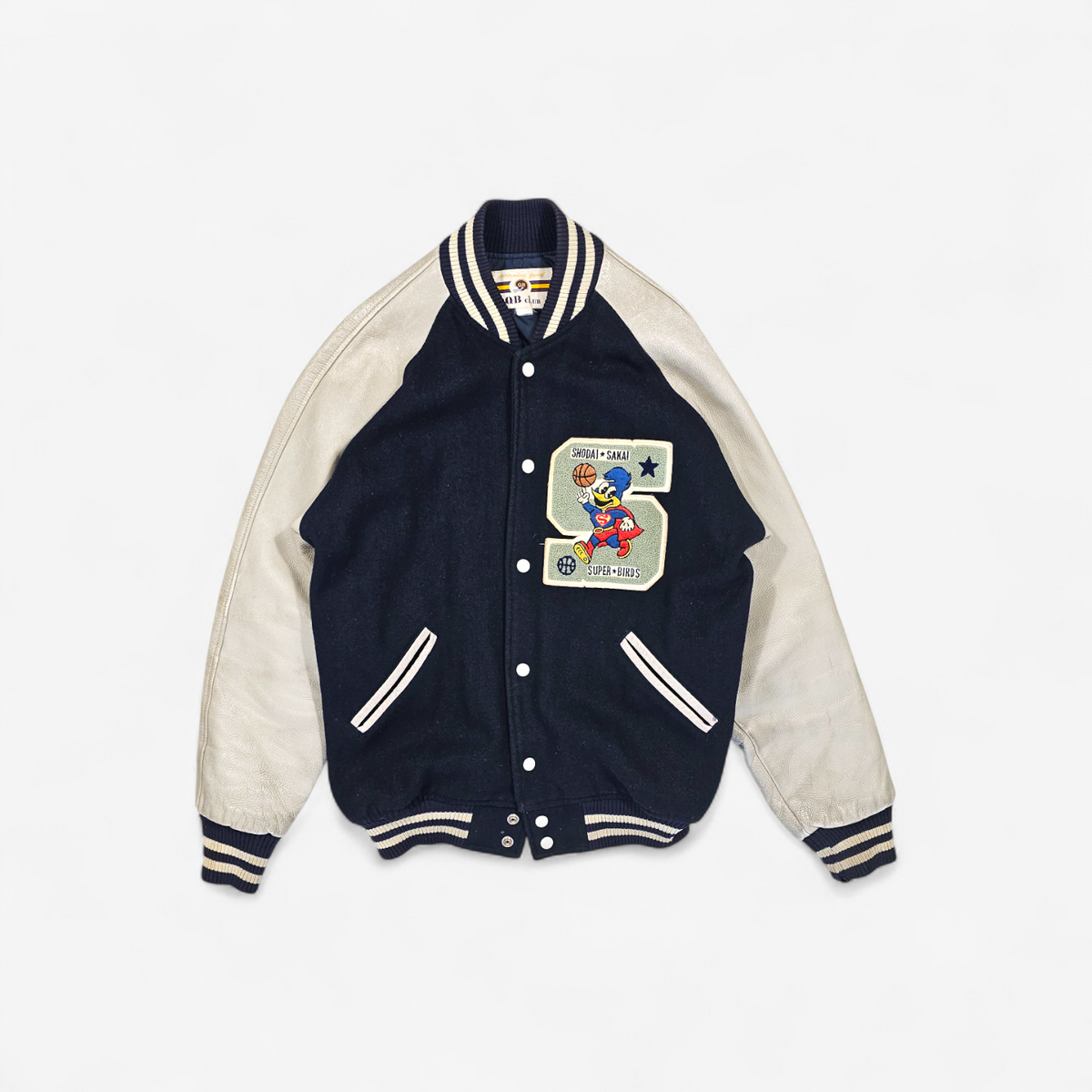 Vintage 90's Japanese Varsity Jacket Shodai Sakai Super Birds - Made in Japan (M)