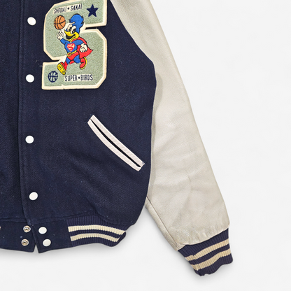 Vintage 90's Japanese Varsity Jacket Shodai Sakai Super Birds - Made in Japan (M)