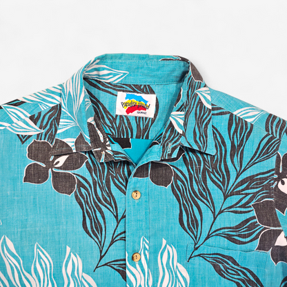 Hawaiian Shirt Vintage 70's 80's Paradise Found - Made in USA Hawaii (S/M)