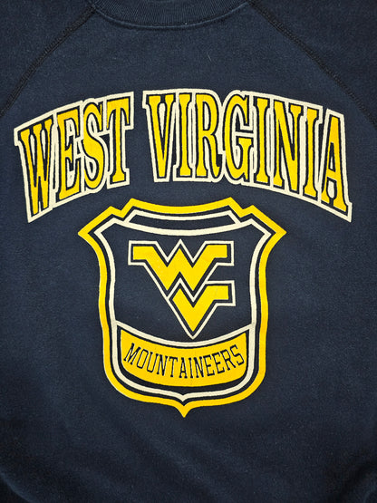 Vintage 80s West Virginia Volunteers Raglan Sweatshirt - Made in USA (XXL)