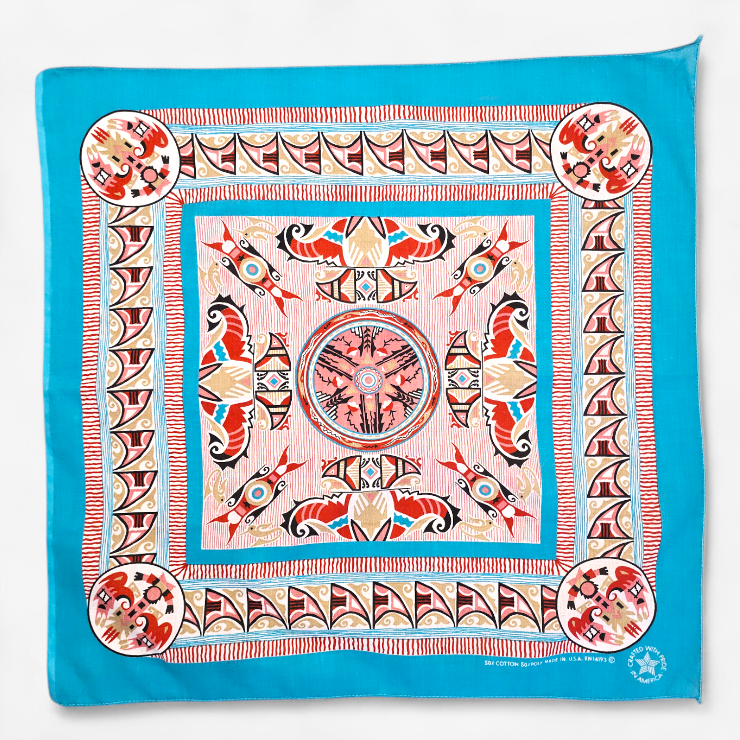 Bandana Vintage 1980's Navajo Deadstock - Made in USA