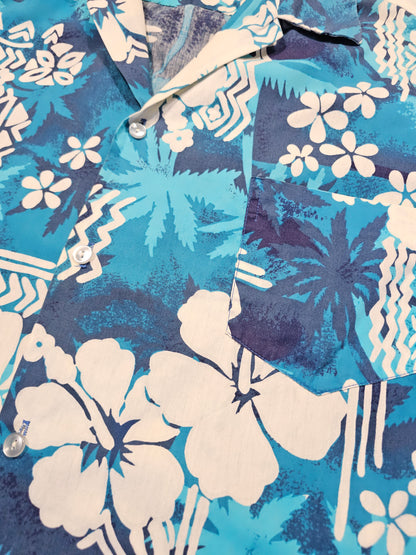 Hawaiian Shirt Vintage 70’s Pomaré Hawaii – Made in USA (L)