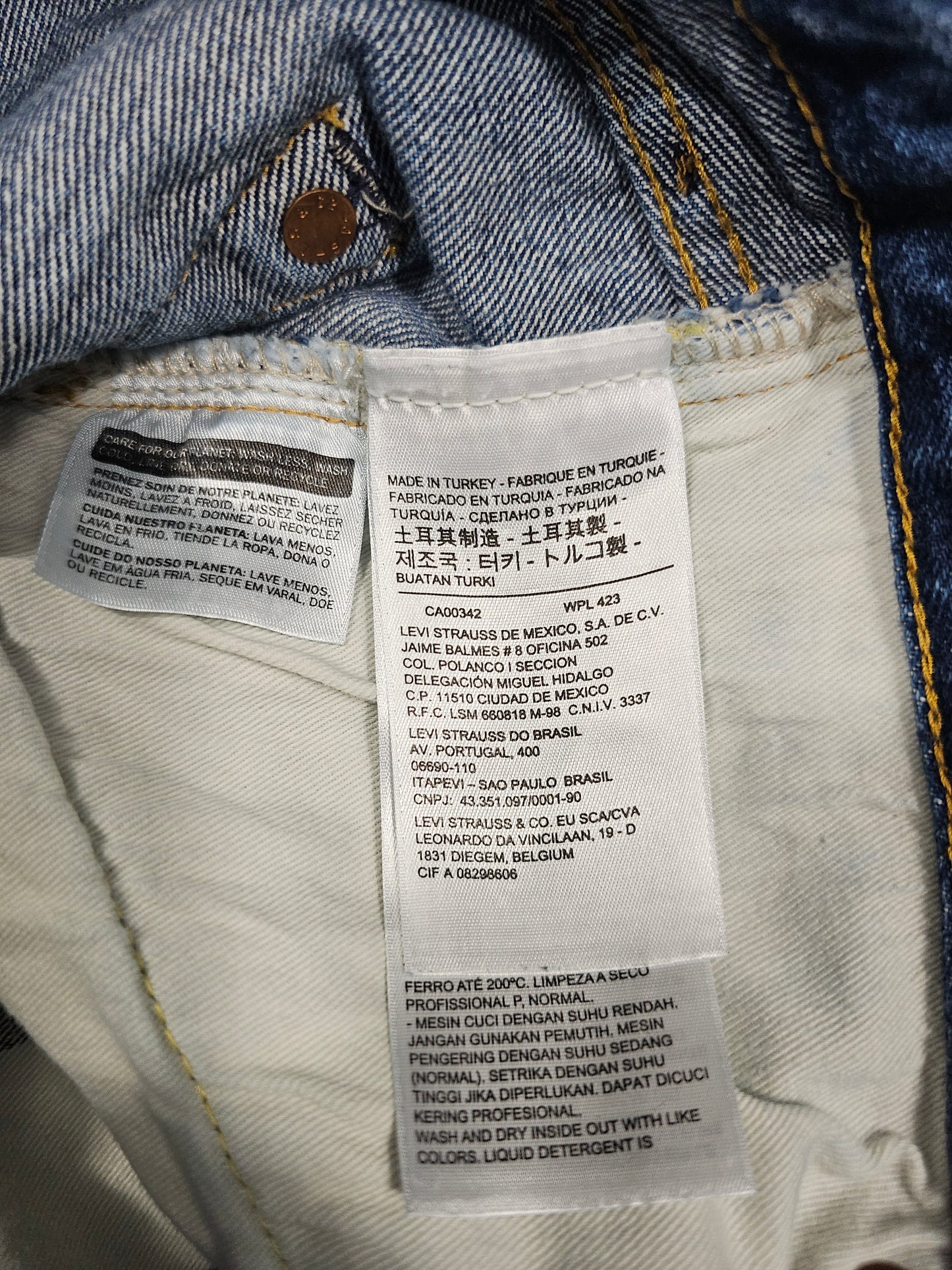 Jean LVC Levi's Vintage Clothing 501 1955 - Selvedge Big E (W30L34)