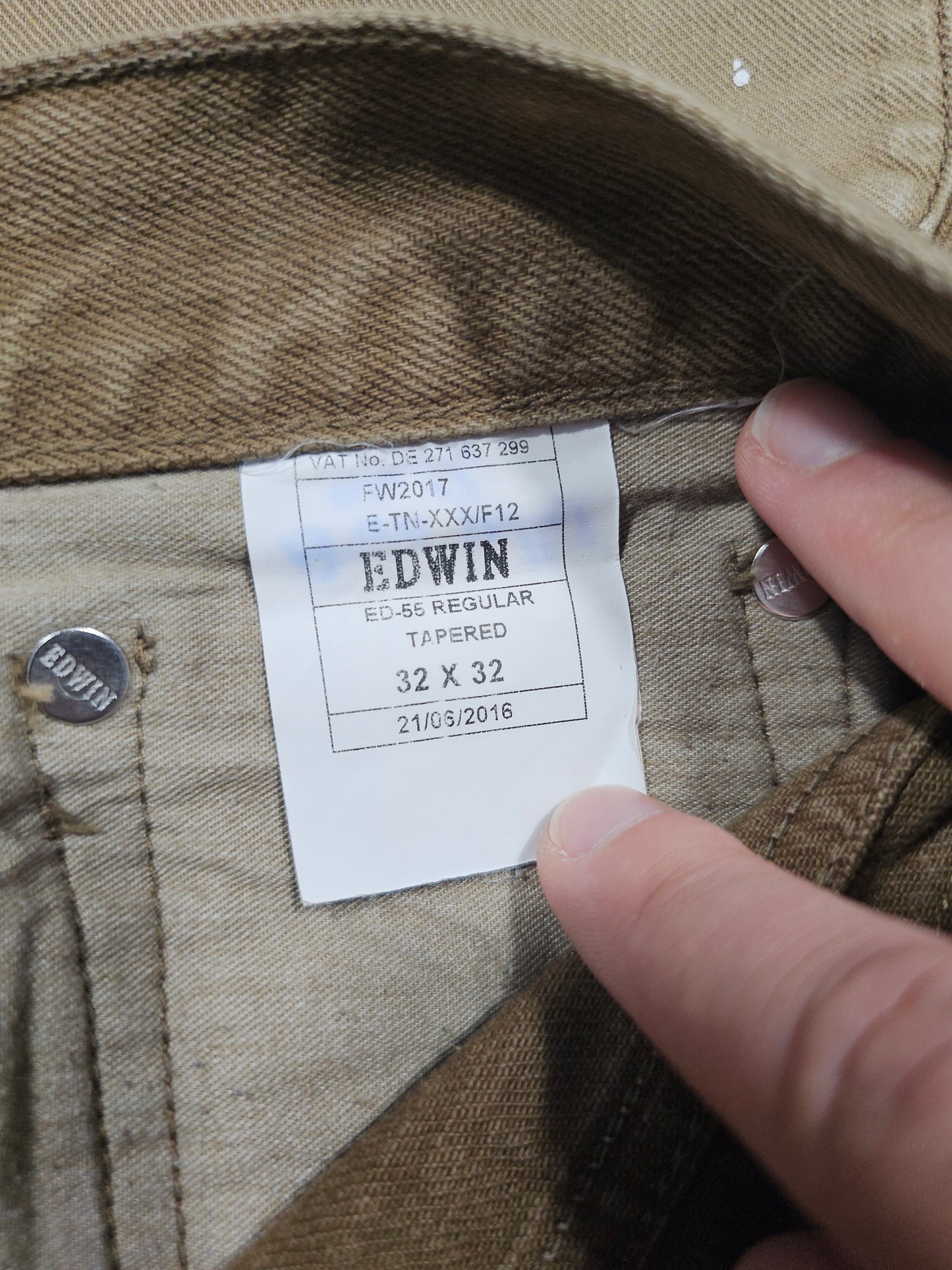 Jean Edwin ED-55 Selvedge (W32L32)