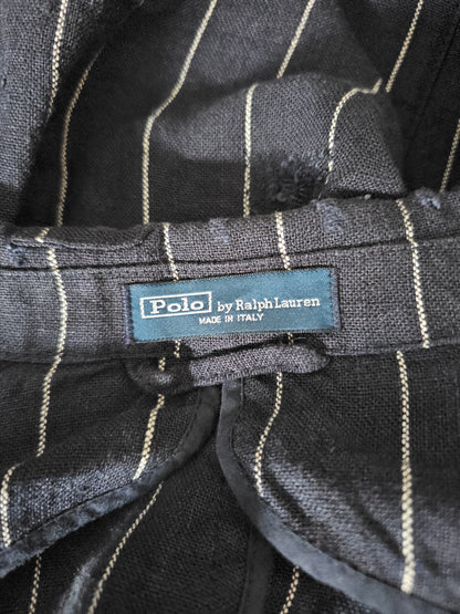 Blazer Ralph Lauren Vintage Lin Distressed rayé - Made in Italy (40)