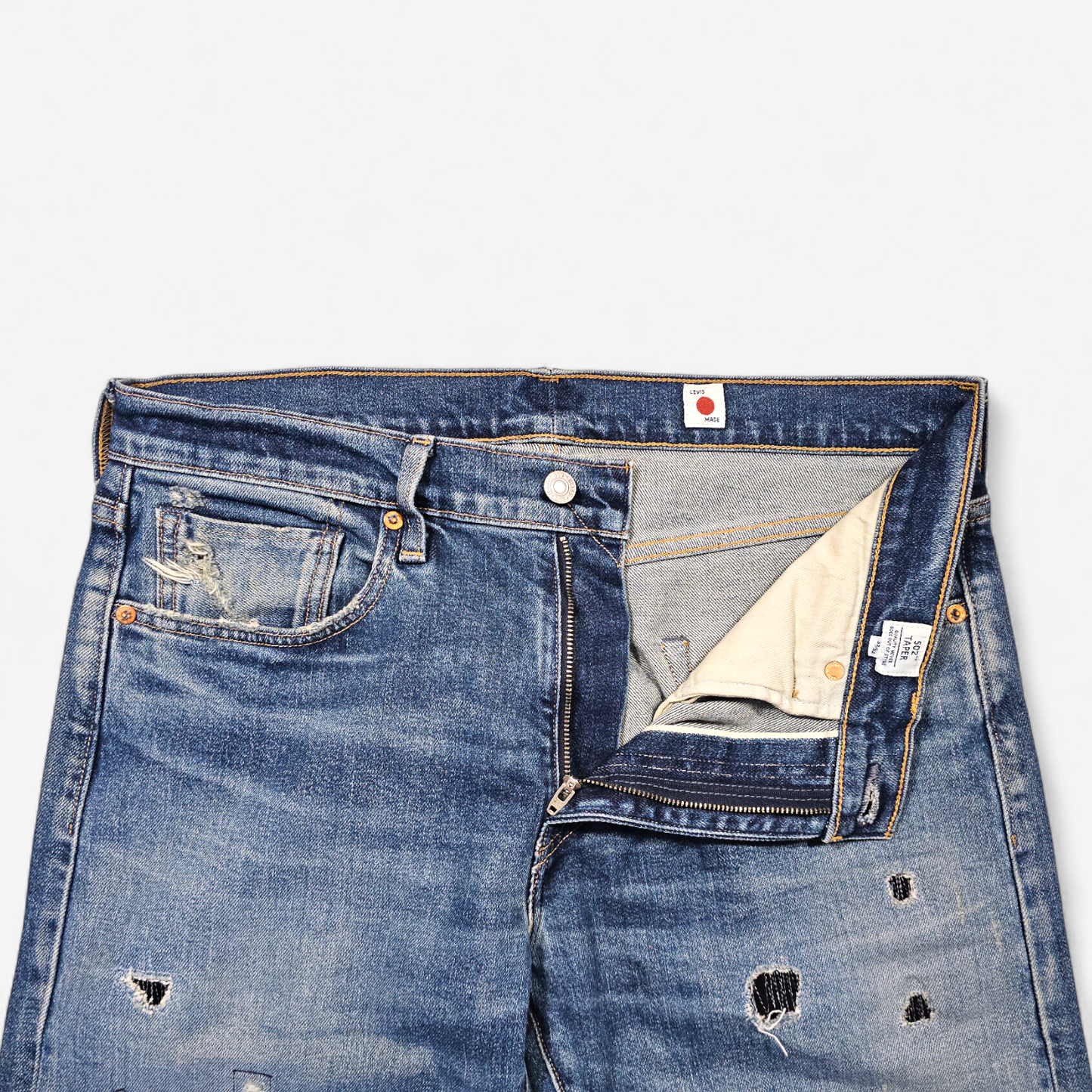 Jean Levi's Made in Japan 502 Taper - Big E Selvedge (W32L32)