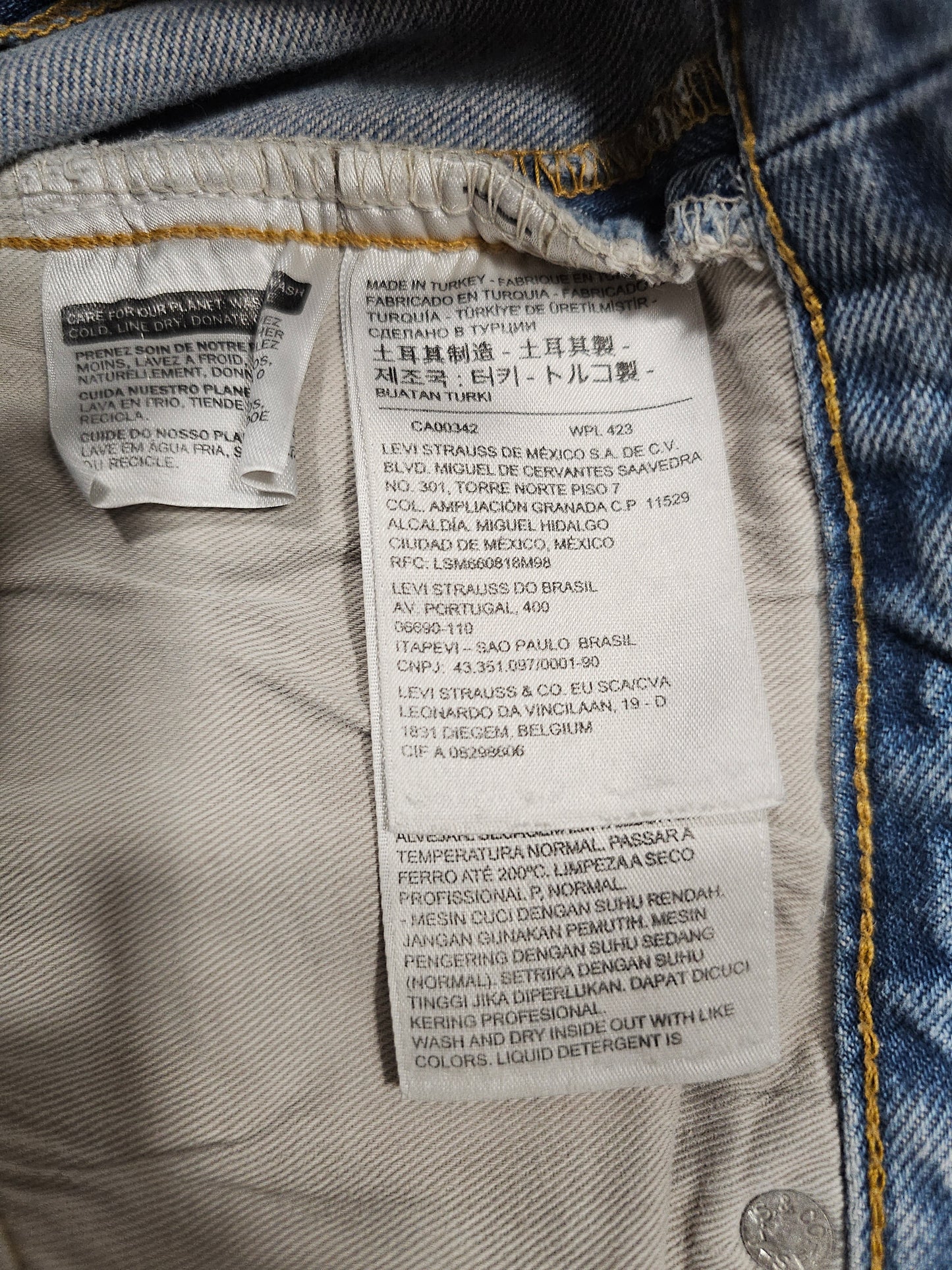 Jean LVC Levi's Vintage Clothing 501 1984 Wide Leg - Selvedge (W31L32)