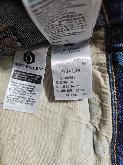 Jean LVC Levi's Vintage Clothing 501 1955 - Made in Japan Selvedge Big E (W34L34)