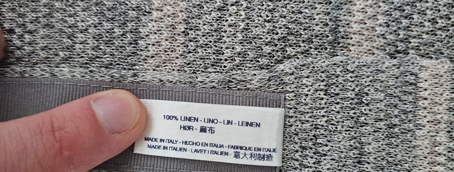 Cravate Suitsupply Tricotée Maille Lin - Made in Italy