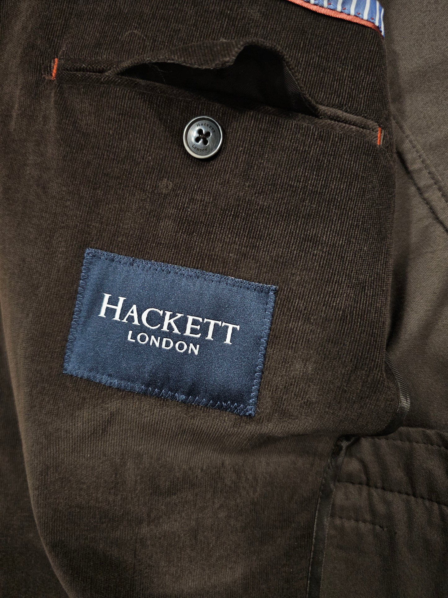 Blazer Hackett Velours Marron (38)
