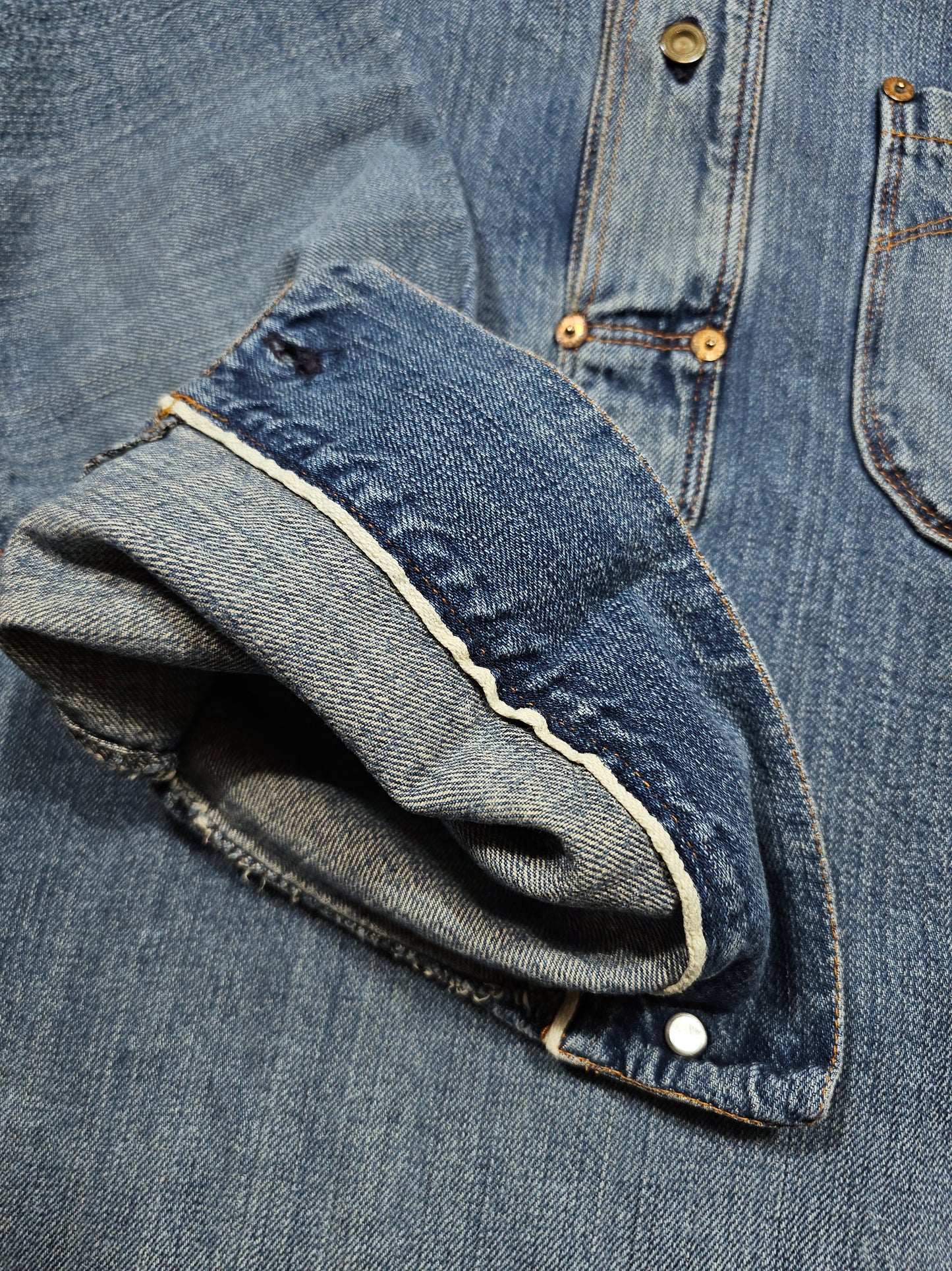 LVC Levi's Vintage Clothing 1874 Closed Front Jumper - Selvedge (M)