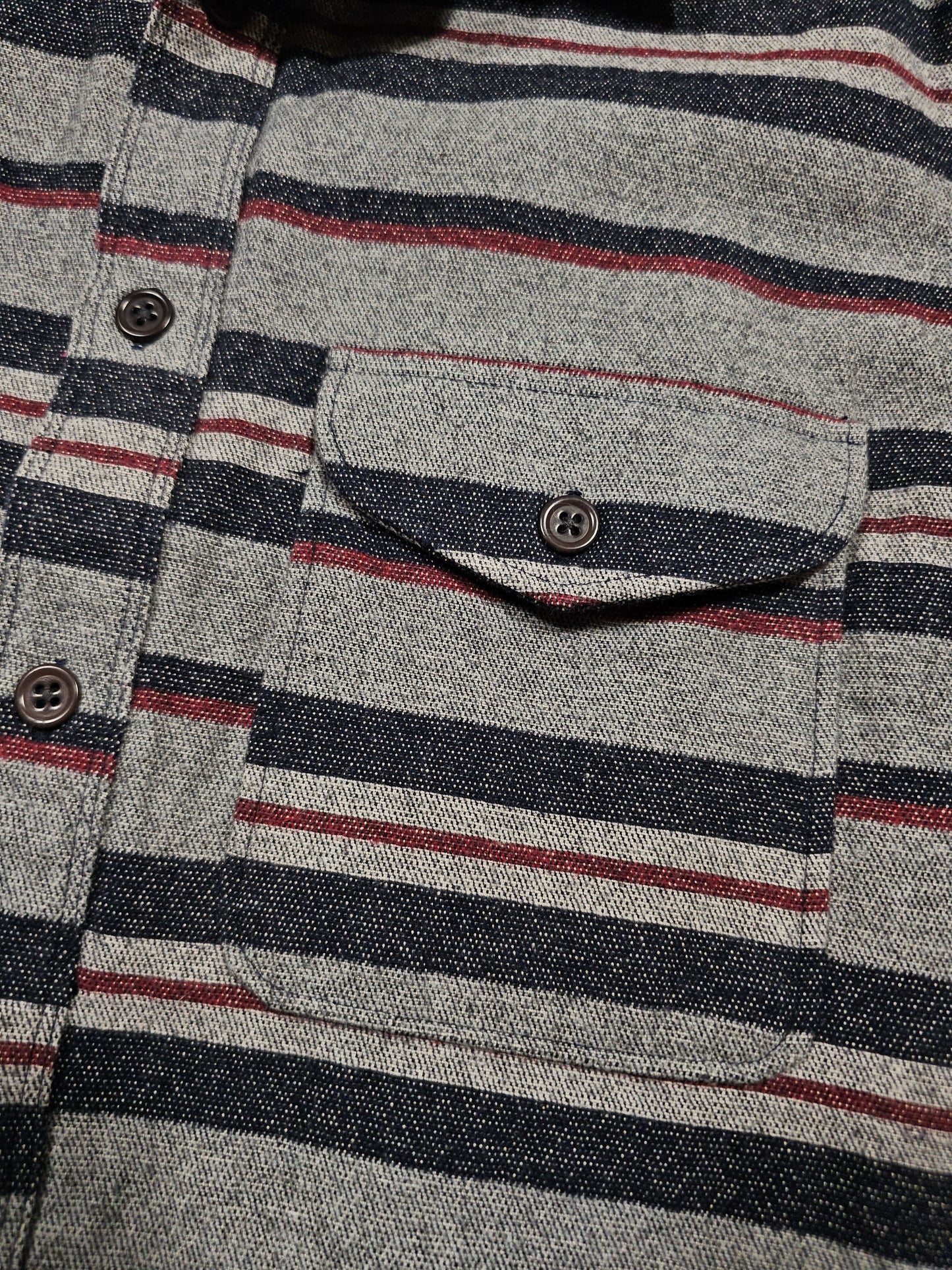 Edwin Heavy Shirt / Overshirt Striped (M)