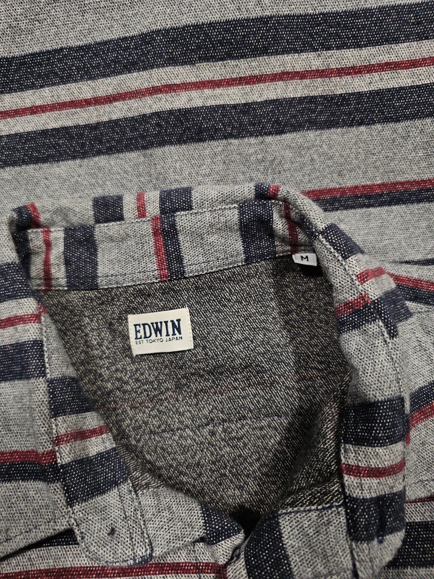 Edwin Heavy Shirt / Overshirt Striped (M)